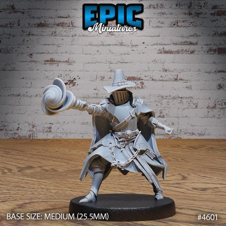 Shadow Hunter, Vampire Hunter Miniature | 4601 - Tabletop RPG & D&D miniature. Perfect for wargaming & collectors