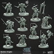 Shadow Knights Miniature | Shadow Knight A - Tabletop RPG & D&D miniature. Perfect for wargaming & collectors