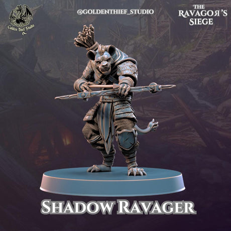 Shadow Ravagers Miniature | E - Tabletop RPG & D&D miniature. Perfect for wargaming & collectors