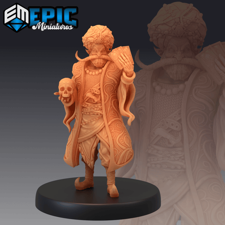 Shady Fortuneteller Miniature | A - Tabletop RPG & D&D miniature. Perfect for wargaming & collectors