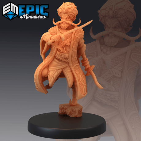Shady Fortuneteller Miniature | C - Tabletop RPG & D&D miniature. Perfect for wargaming & collectors