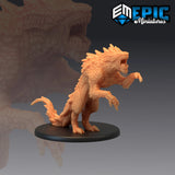 Shark Wolf Miniature | C - Tabletop RPG & D&D miniature. Perfect for wargaming & collectors