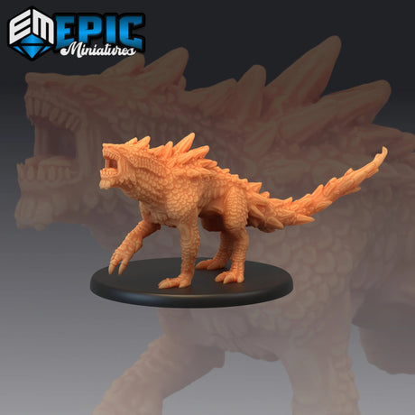 Shark Wolf Miniature | D - Tabletop RPG & D&D miniature. Perfect for wargaming & collectors