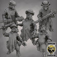 Sheep Folk with Clubs Miniature | Set of 5 - Tabletop RPG & D&D miniature. Perfect for wargaming & collectors