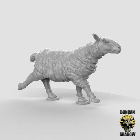 Sheep Miniature | B - Tabletop RPG & D&D miniature. Perfect for wargaming & collectors