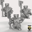 Shield Dwarf Miniature Guards | Set of 3 - Tabletop RPG & D&D miniature. Perfect for wargaming & collectors
