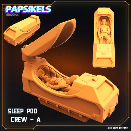 Ships Hibernating Station Miniature | Full Set All Models - Tabletop RPG & D&D miniature. Perfect for wargaming & collectors