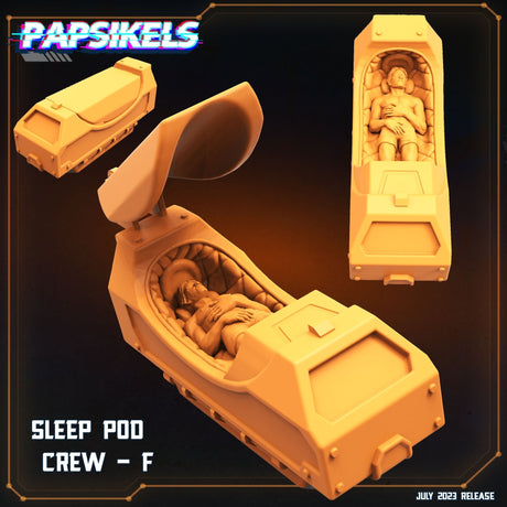 Ships Hibernating Station Miniature | Full Set All Models - Tabletop RPG & D&D miniature. Perfect for wargaming & collectors