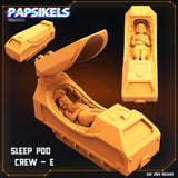 Ships Hibernating Station Miniature | Full Set All Models - Tabletop RPG & D&D miniature. Perfect for wargaming & collectors