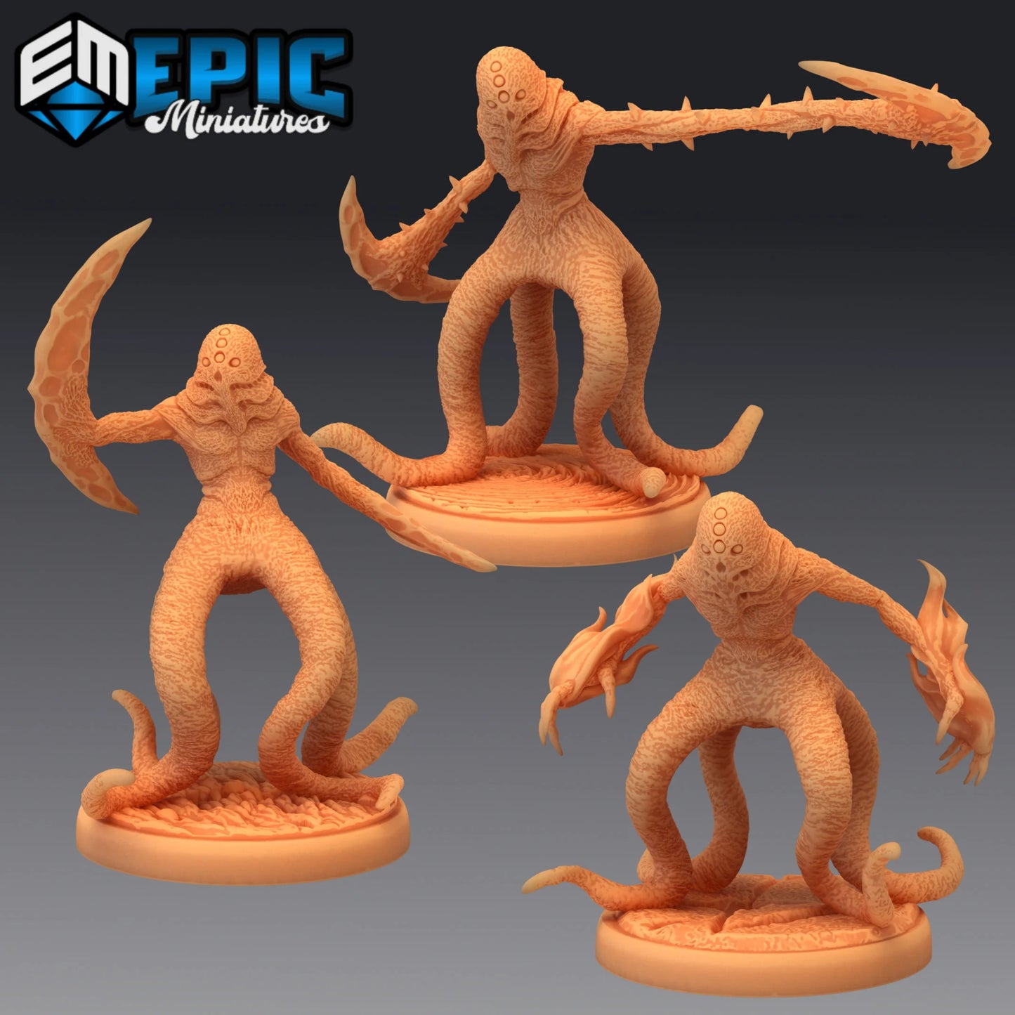 Shoggoth Monster Miniature - Set of 3 - 28mm