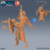 Siamese Zombie Miniature | B - Tabletop RPG & D&D miniature. Perfect for wargaming & collectors