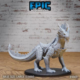 Silver Drake Miniature - 4869 /saddled - 28mm