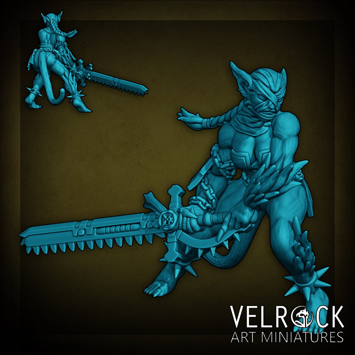 Sisters of Choas Miniature | A - Tabletop RPG & D&D miniature. Perfect for wargaming & collectors