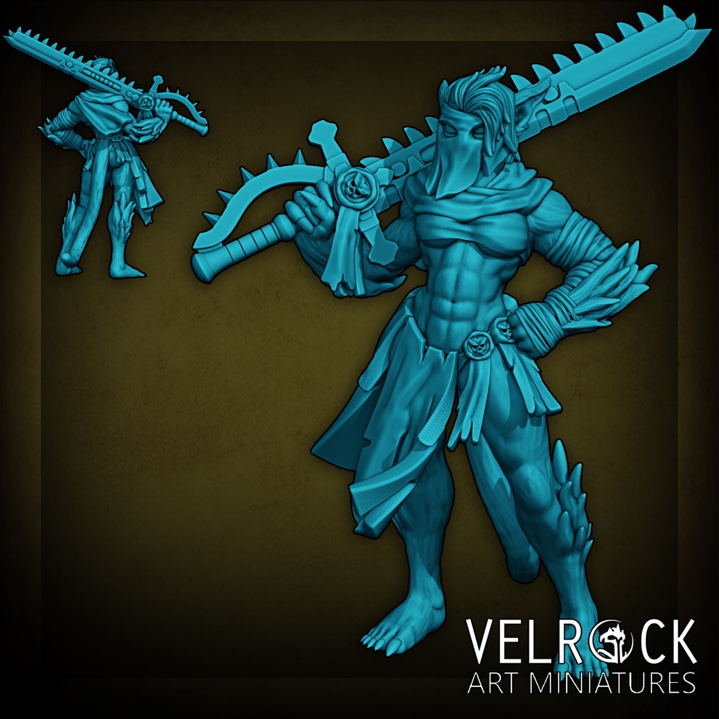 Sisters of Choas Miniature - D - 32mm