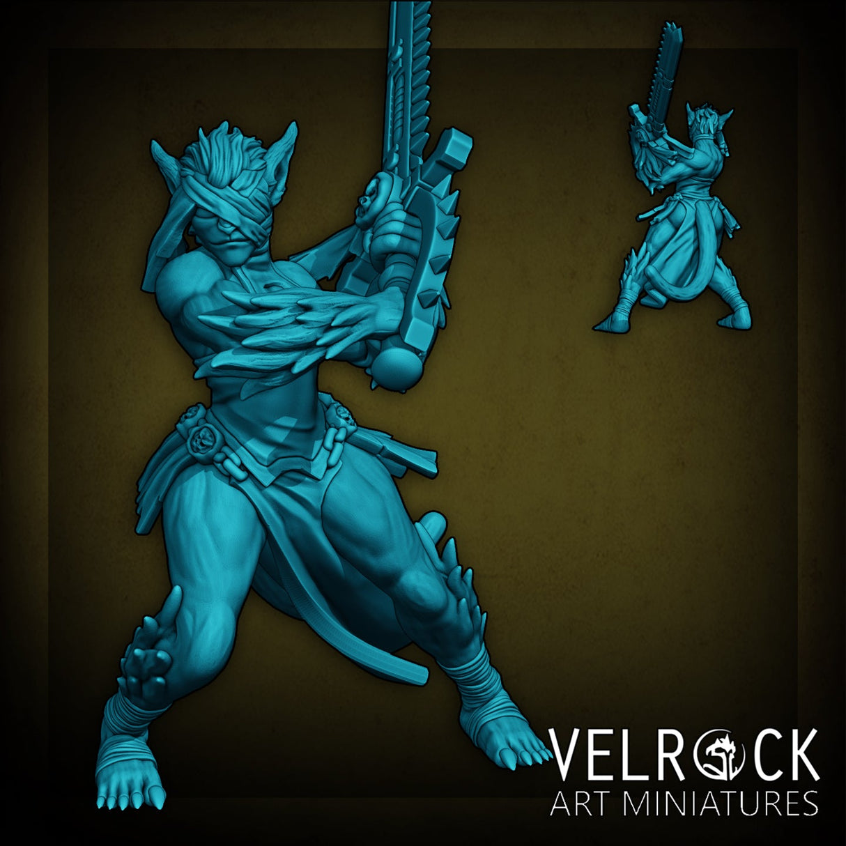 Sisters of Choas Miniature | E - Tabletop RPG & D&D miniature. Perfect for wargaming & collectors