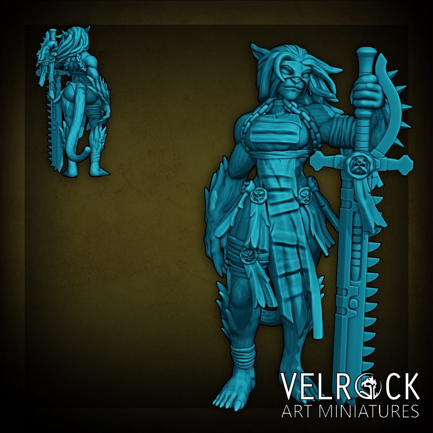 Sisters of Choas Miniature - F - 32mm