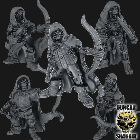 Skeleton Archers Miniature - Set of 5 - 32mm