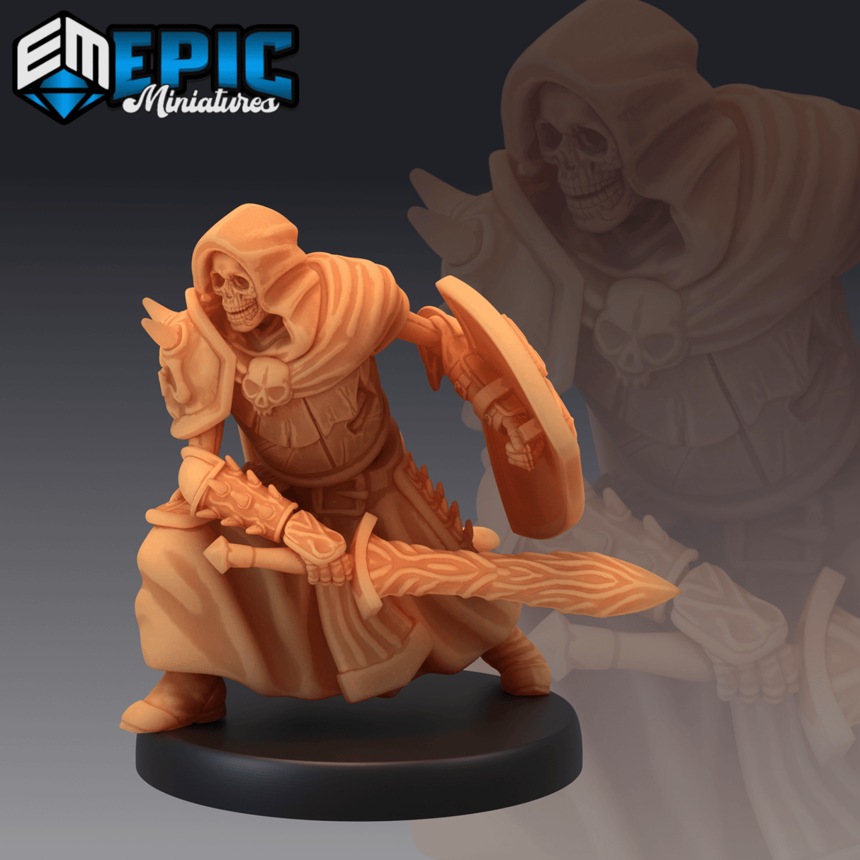 Skeleton Army Miniature set 3 | E - Tabletop RPG & D&D miniature. Perfect for wargaming & collectors