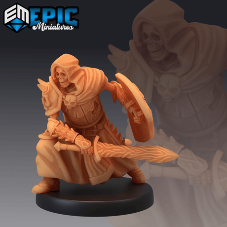 Skeleton Army Miniature set 3 | E - Tabletop RPG & D&D miniature. Perfect for wargaming & collectors