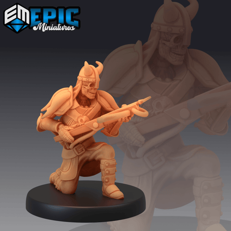 Skeleton Army Miniature set 3 | G - Tabletop RPG & D&D miniature. Perfect for wargaming & collectors