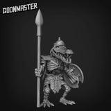 Skeleton Croc Animal Miniature | B - Tabletop RPG & D&D miniature. Perfect for wargaming & collectors