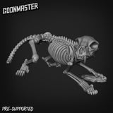 Skeleton Dog Miniature | B - Tabletop RPG & D&D miniature. Perfect for wargaming & collectors