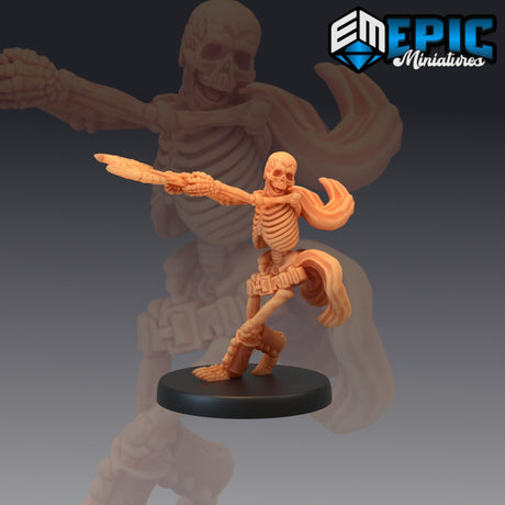 Skeleton Miniature | 7 - Tabletop RPG & D&D miniature. Perfect for wargaming & collectors