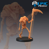 Skeleton Miniature | 8 - Tabletop RPG & D&D miniature. Perfect for wargaming & collectors