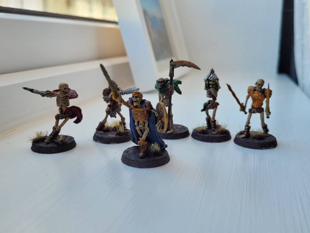 Skeleton Miniature | 9 - Tabletop RPG & D&D miniature. Perfect for wargaming & collectors