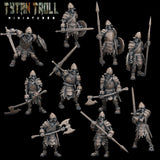 Skeleton Warriors Miniature | Full Set All Models - Tabletop RPG & D&D miniature. Perfect for wargaming & collectors