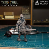 Skeleton Warriors Miniature | Skeleton F - Tabletop RPG & D&D miniature. Perfect for wargaming & collectors