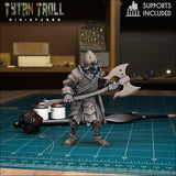 Skeleton Warriors Miniature | Skeleton G - Tabletop RPG & D&D miniature. Perfect for wargaming & collectors