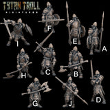 Skeleton Warriors Miniature | Skeleton I - Tabletop RPG & D&D miniature. Perfect for wargaming & collectors