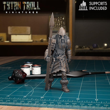 Skeleton Warriors Miniature set 2 | Zombie A - Tabletop RPG & D&D miniature. Perfect for wargaming & collectors