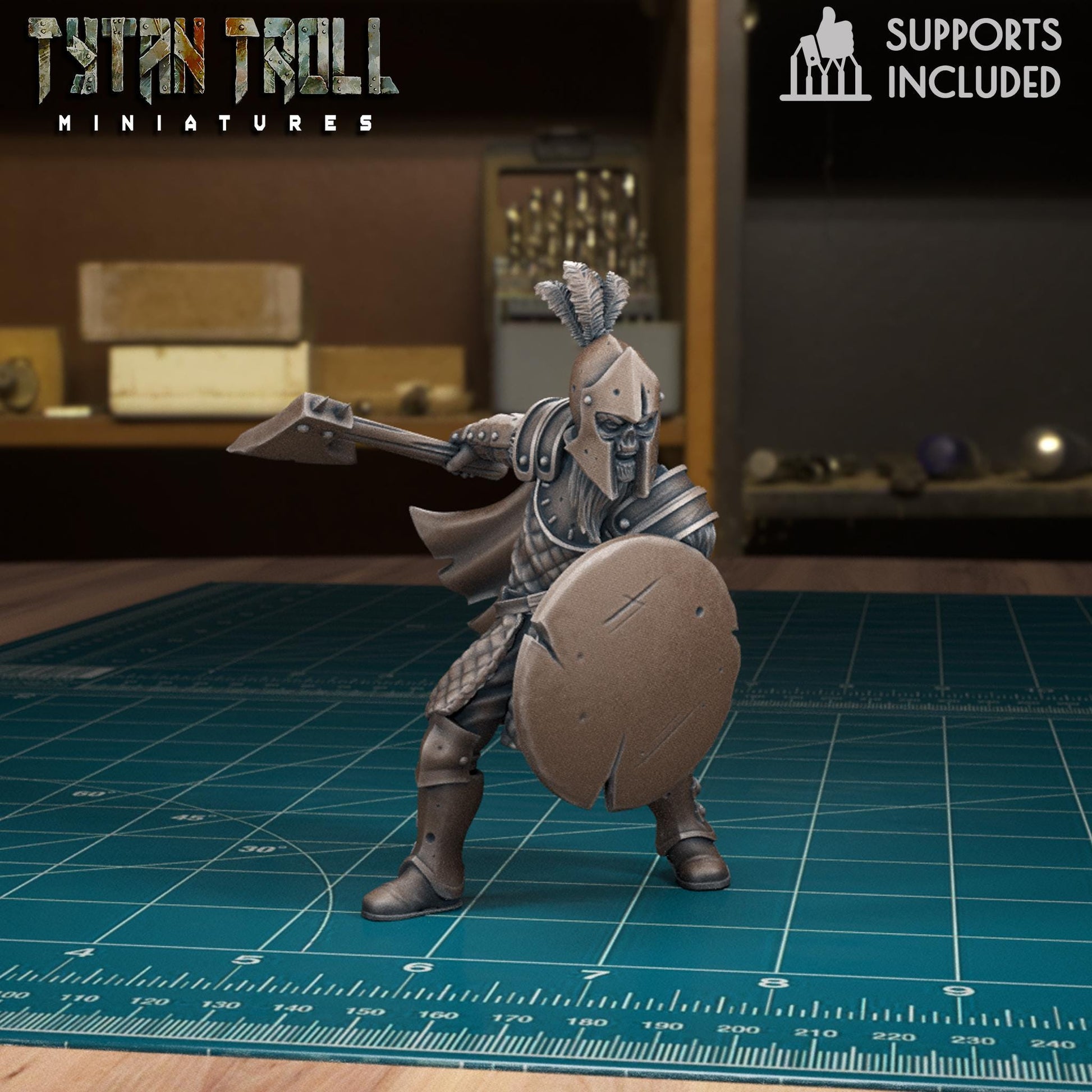 Skeleton Warriors Miniature - Zombie D - 32mm