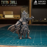 Skeleton Warriors Miniature set 2 | Zombie E - Tabletop RPG & D&D miniature. Perfect for wargaming & collectors