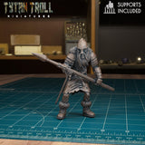 Skeleton Warriors Miniature set 2 | Zombie F - Tabletop RPG & D&D miniature. Perfect for wargaming & collectors