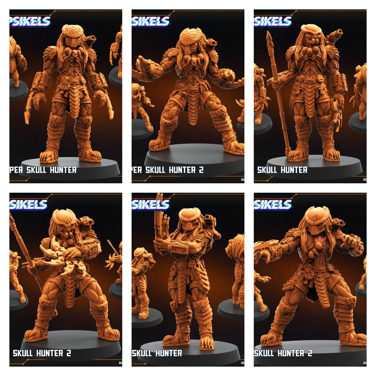 Skull Hunter | All the Hunters! - Tabletop RPG & D&D miniature. Perfect for wargaming & collectors