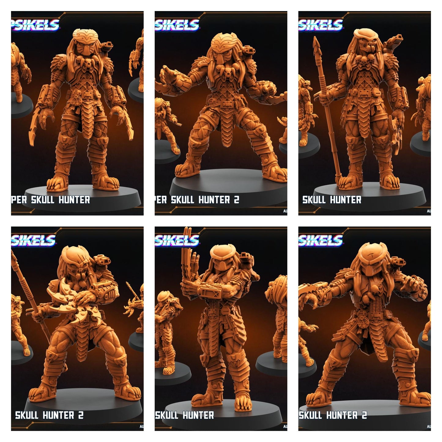 Skull Hunter - All the Hunters! - 32mm Scale