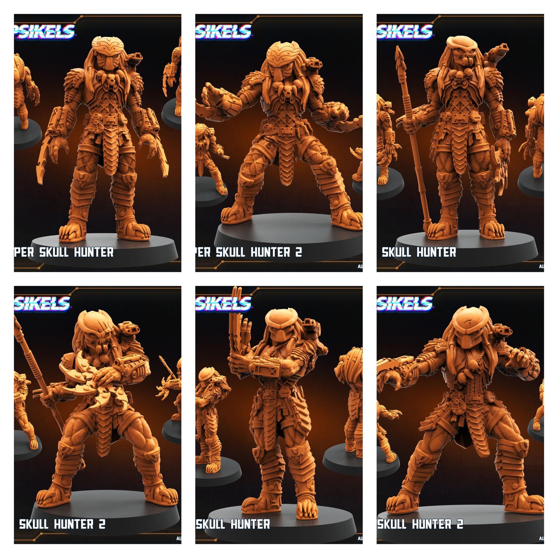 Skull Hunter - All the Hunters! - 32mm Scale