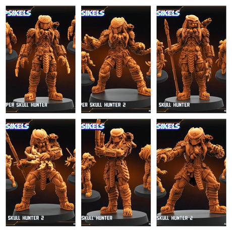 Skull Hunter | All the Hunters! - Tabletop RPG & D&D miniature. Perfect for wargaming & collectors