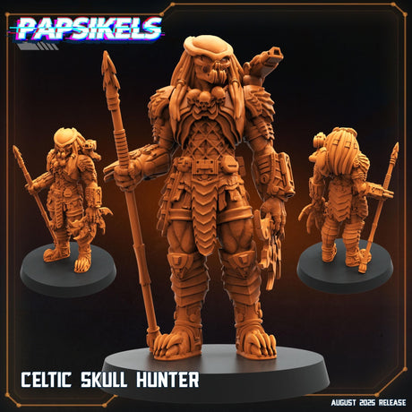 Skull Hunter | Skull Hunter 1 - Tabletop RPG & D&D miniature. Perfect for wargaming & collectors