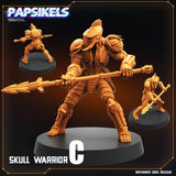 Skull Hunter Warriorsn Skull Hunter Warrior | C - Tabletop RPG & D&D miniature. Perfect for wargaming & collectors