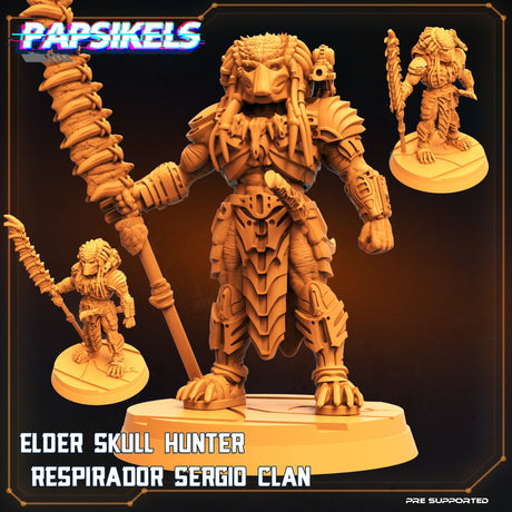 Skull Hunters Miniature | B - Tabletop RPG & D&D miniature. Perfect for wargaming & collectors