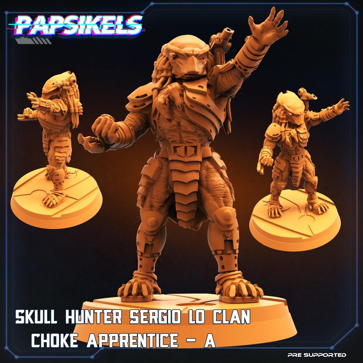 Skull Hunters Miniature | C - Tabletop RPG & D&D miniature. Perfect for wargaming & collectors
