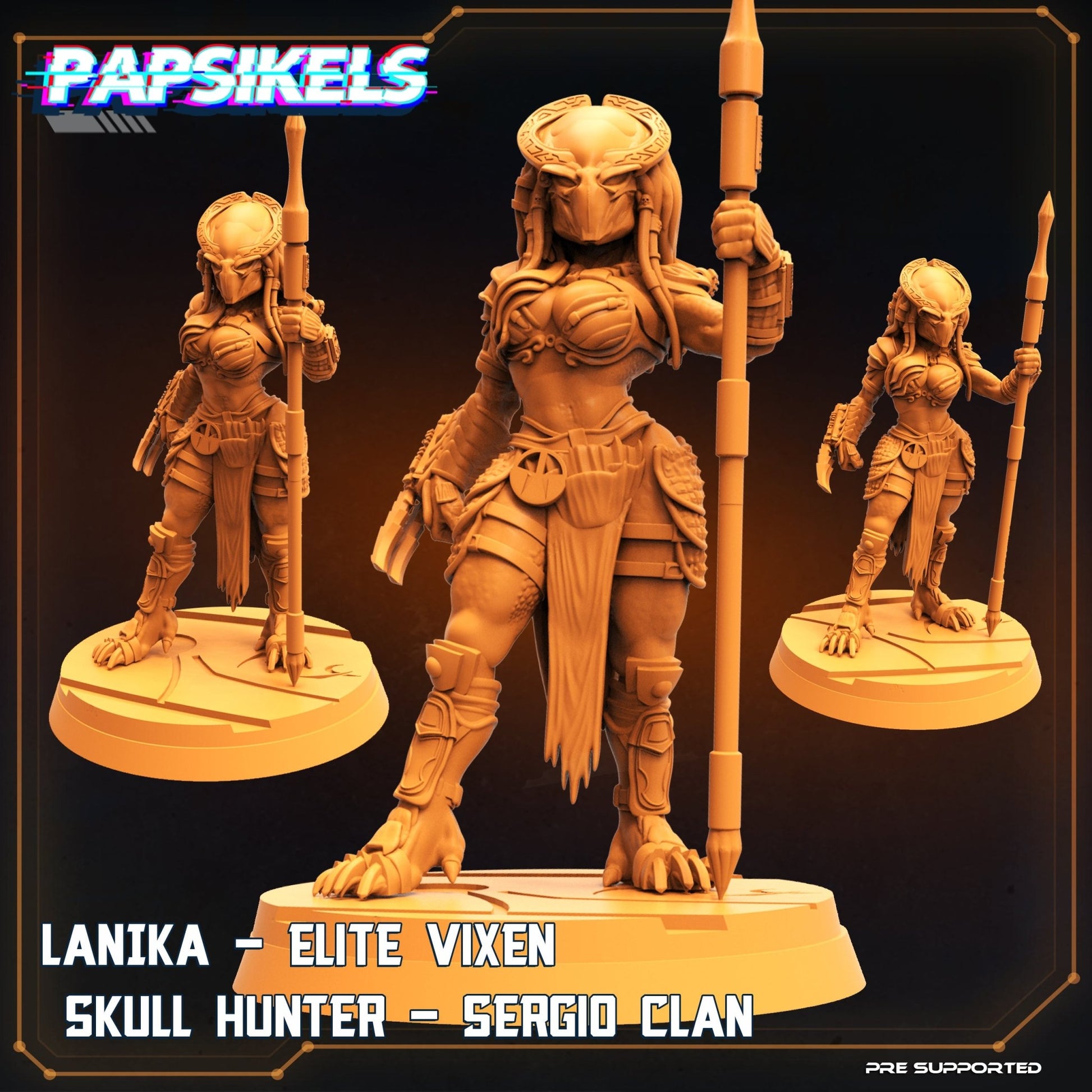 Skull Hunters Miniature - D - 28mm
