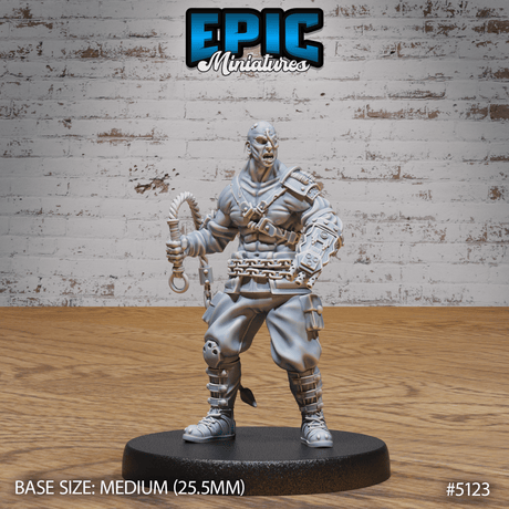Slave Merchant Miniature | A - Tabletop RPG & D&D miniature. Perfect for wargaming & collectors