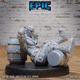 Slave Merchant Miniature | C - Tabletop RPG & D&D miniature. Perfect for wargaming & collectors
