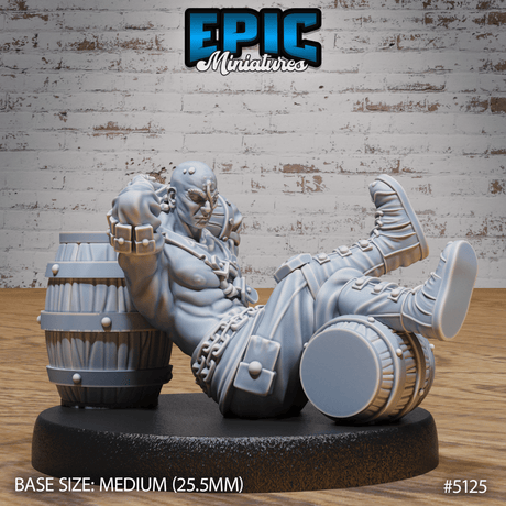 Slave Merchant Miniature | C - Tabletop RPG & D&D miniature. Perfect for wargaming & collectors