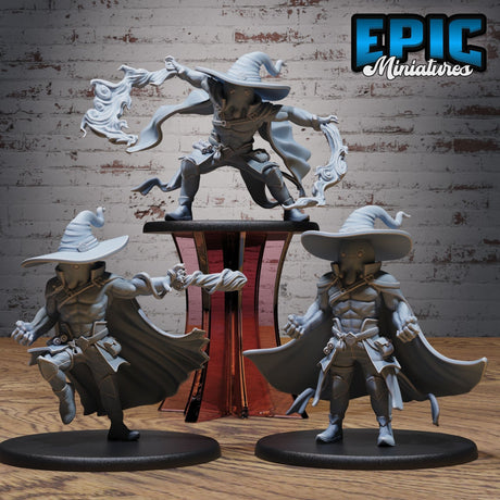 Slime Adventurers Miniature | Set of 3 - Tabletop RPG & D&D miniature. Perfect for wargaming & collectors